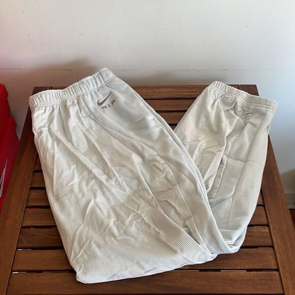 Nike Air Corduroy Fleece Sweatpants Pure Platinum Women Size XXL(DQ6926-043)$80 - Picture 5 of 13